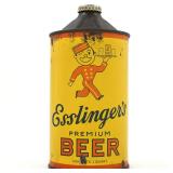 Esslingers Beer Quart Cone Top AMERICAN FLAT TOP ON TRAY 208-14