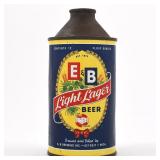 E and B Light Lager Beer Cone Top 160-17