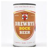 Drewrys Bock Beer Flat Top DREWRYS BOCK LID 57-7 EXCELLENT