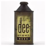 Dee Light Beer Cone Top 159-9 RARE