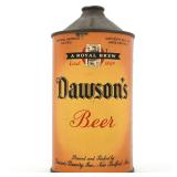 Dawsons BEER Quart Cone Top UNLISTED VERY RARE LIKELY BEST