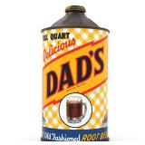 Dads Root Beer Quart Soda Cone Top EXCELLENT