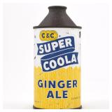 C and C Super Coola Ginger Ale Soda Cone Top MULTIPLE CITIES