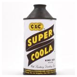 C and C Super Coola Cola Soda Cone Top SANITARY MULTIPLE CITIES