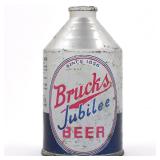Brucks Jubilee Beer Crowntainer 86 YEARS NO ALC STATEMENT 192-22
