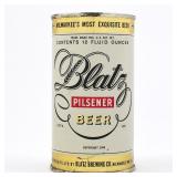 Blatz Pilsener Beer Flat Top NON-IRTP LABEL - IRTP BLATZ LID 39-8 EXCELLENT