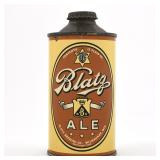 Blatz Ale Cone Top NO TEXT ON SHIELD 153-4