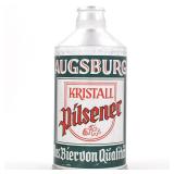 Augsburg Kristall Pilsener Aluminum German Cone Top OUTSTANDING