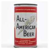 All-American Extra Dry Extra Pale Beer Flat Top OH TAX LID 29-26