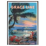 Grace Line - Caribbean by Evers, 1961