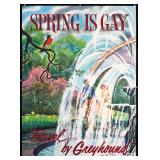 Greyhound - Spring is gay by Ruth Rod, ca. 1960