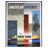 American Airlines - New York by Weimar Pursell, 1956