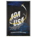 American Overseas Airlines by Lewitt & Him, 1940s