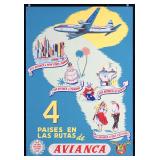 Avianca - 4 Paises en las Rutas, 1949