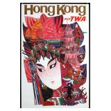 TWA - Hong Kong by David Klein, ca. 1965
