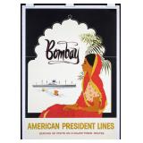 American President Lines Bombay, 1957