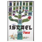 TWA - Israel by David Klein, ca. 1965