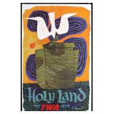 TWA - Holy Land by David Klein, ca. 1965