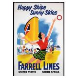 Farrell Lines - Happy Ships, ca. 1955