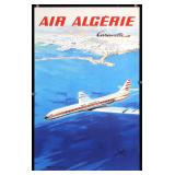 Air Algerie Caravelle , by Langelle, ca. 1955