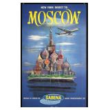 Sabena - Moscow, ca. 1950s
