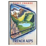 The French Alps by Saindre, 1952