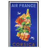 Air France Corsica by Lucien Boucher, 1949
