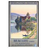 Beaulieu - La Dordogne by Constant Duval, 1936
