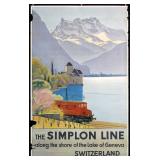 The Simplon Line by Emil Cardinaux, 1949