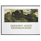 Zeichnet Achte Kriegsanleihe by Maximilian Lenz, ca. 1917
