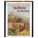 Men Wanted for the Army by Whalen, 1909