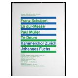 Kammerchor Zürich by Josef Müller-Brockmann, 1972