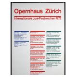 Opernhaus Zürich by Josef Müller-Brockmann, 1972
