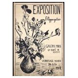 Exposition F. Appenzeller - Galerie Moos, 1917