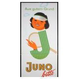 Juno bitte - Tennis by Walter Müller, 1950s