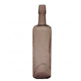 Kaufmann Sun-Purple Amethyst Glass Soda Bottle