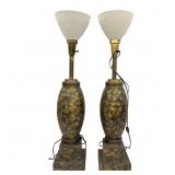 Hollywood Regency Underwriters Torchiere Lamps
