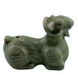 Celadon Crackle-Glazed Ram Water Dropper