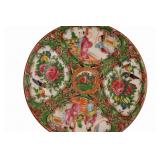 Chinese Rose Medallion Porcelain Plates Set