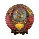 Cast Iron USSR Railway Plaque