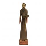 Severino Signed Carved Santos Folk Art Figurine