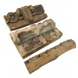 Antique Beaux-Arts Architectural Frieze Fragments