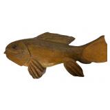 J. Brownell - Large Hand-Carved Fish Effigy