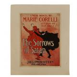 1896 Marie Corelli 'The Sorrows of Satan' Poster