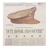 General MacArthur Speech US Army Recruiting Poster