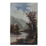 Hudson River School Landscape Oil Painting