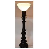 Japanese Bronze Candlestick Table Lamp