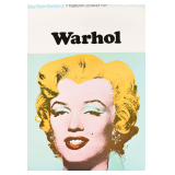 Andy Warhol, Marilyn Monroe Exhibition Poster, Tate Gallery 1971, Misprint