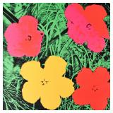 After Andy Warhol Serigraph Flowers Nouvelles Images