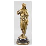 Emile Louis Picault Bronze Sculpture of Ciencia
